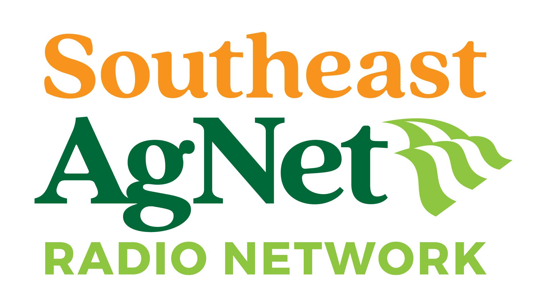 Southeast AgNet Radio Network logo in orange and green